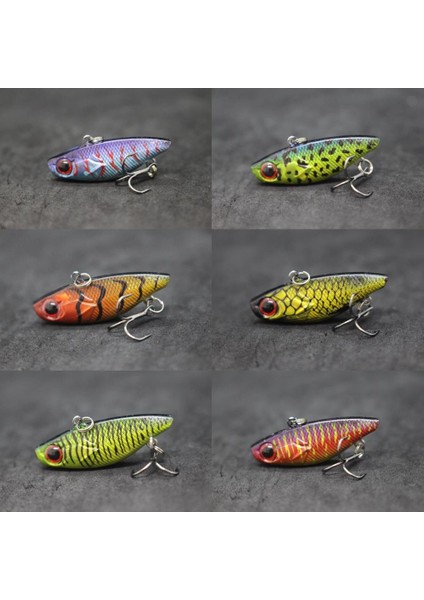 L666X84 Stili Wlure Balıkçılık Cazibesi Dudaksız Vıb 4 cm 4.6g Minik Sert Cazibesi Sazan Balıkçılık Sinek Balıkçılık Yem Kuyruk Kanca Batan Dibe L666 (Yurt Dışından)