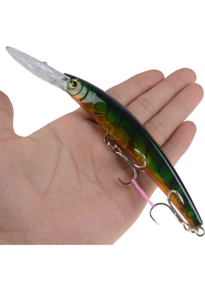 No.12 Tarzı 1 Adet Wobbler Balıkçılık Lures Sert Yem 17CM 24G Sıcak Model Yapay Profesyonel Minnow Isca Bas Pike Sazan Olta Takımı (Yurt Dışından) modelleri