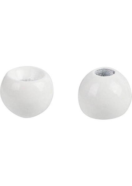 Beyaz Stil 2,8 mm Sinek Balıkçılık Kanca Tungsten Yuvarlak Boncuk Perisi Kafa Dıy Oluklu Sinek Bağlama Tungsten Fasulye Topu Olta Takımı (Yurt Dışından)