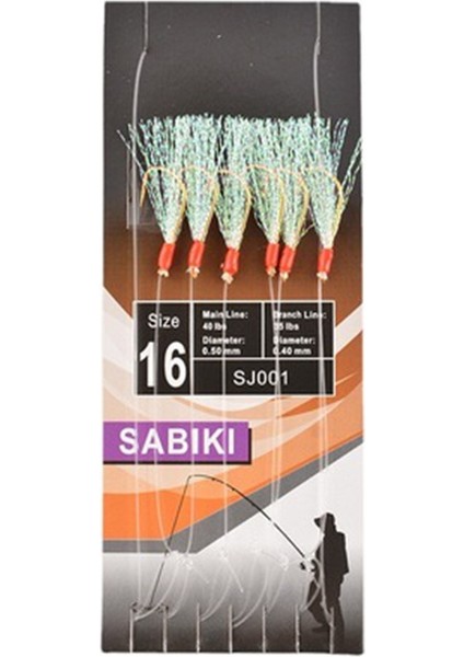 No.16 Stili Ack Sabikis Yumuşak Balıkçılık Cazibesi Kuleleri Yem Jig Cazibesi Tüy Cazibesi Ringa Yem Deniz Balıkçılık Kanca Terminali Aksesuarları Mücadele (Yurt Dışından) indirimleri