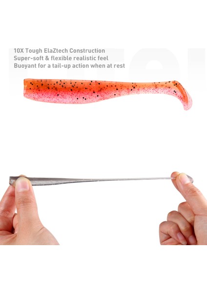 Bir Stil Johncoo Tpr Yumuşak Yem Kürek Kuyruk Swimbait G Jig Cazibesi Yapay Yemler Wobblers Pike Bas Balıkçılık Cazibesi (Yurt Dışından) fırsatları