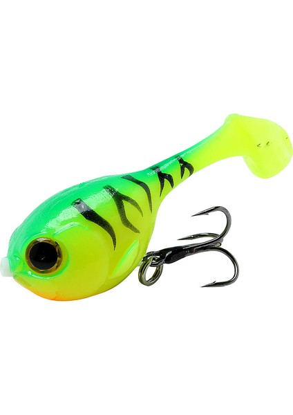 B Tarzı 3 Parça Teknık Bebek Deraball Swimbait Yumuşak Cazibesi Balon Balığı G Yapay Silikon Yem Kanca ile Bas Balıkçılık Pike Cazibesi (Yurt Dışından)