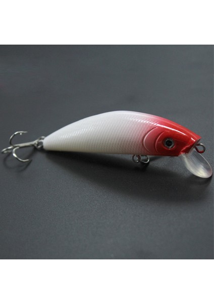 No.7 Tarzı 1 Adet Minnow Balıkçılık Cazibesi 7cmg 3D Gözler Crankbait Cazibesi Wobbler Yapay Sert Yem Üç Çapa Kanca Olta Takımı (Yurt Dışından) fırsatları
