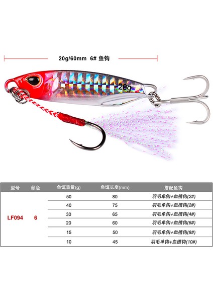 LF094B Tarzı 30G Balıkçılık Cazibesi Metal Döküm Jig Kaşık Lures Kanca Döküm Jig Kurşun Balık Levrek Yapay Yem 10GGGGGG (Yurt Dışından) indirimleri