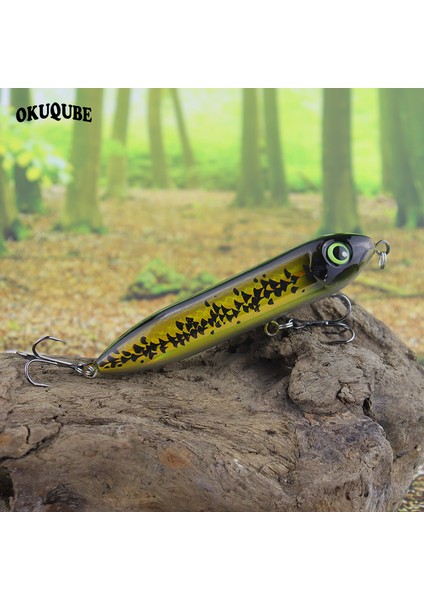 LPE203PP Stili 10 cm 12G Üst Su Kalem Balıkçılık Cazibesi Wobblers Yapay Sert Yem Kalem Yürüyüş Yemi Yüzey Balıkçılık Cazibesi (Yurt Dışından) fiyatları