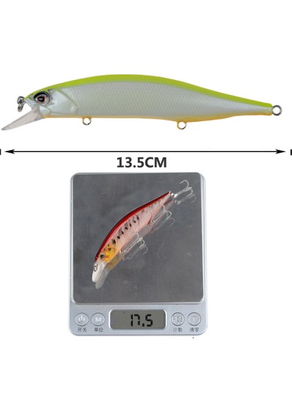 No9 Stili Yeni Minnow Balıkçılık Cazibesi G Yüzen Sert Yem Wobbler Jig Yem Crankbait Sazan Çizgili Levrek Pesca Olta Takımı Swimbait (Yurt Dışından) indirimleri