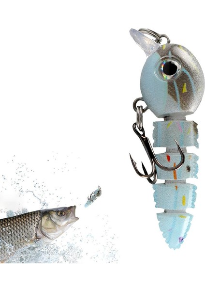 B Tarzı Balıkçılık Lures Yem Bas Alabalık Bioection Balık Yemleri Animasyonlu Parçalı Biyonik Balıkçılık Cazibesi Batan Swimbaits Sert Yem (Yurt Dışından)