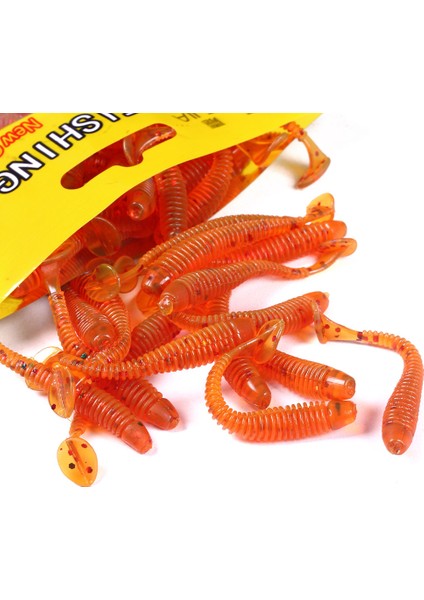 SO041-1 Stili 5 cm Ack Yumuşak T Kuyruk Balıkçılık Cazibesi Seti Grub Solucan Swimbaits Silikon Yemler Pesca Bas Sazan Olta Takımı Silikon Yem (Yurt Dışından) modelleri