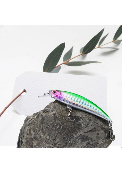 No.10 Stili G 8 cm Balıkçılık Lures Minnow Wobbler Batan Bas Trolling Yapay Sert Yem Crankbait Sazan Pesca Olta Takımı (Yurt Dışından) modelleri