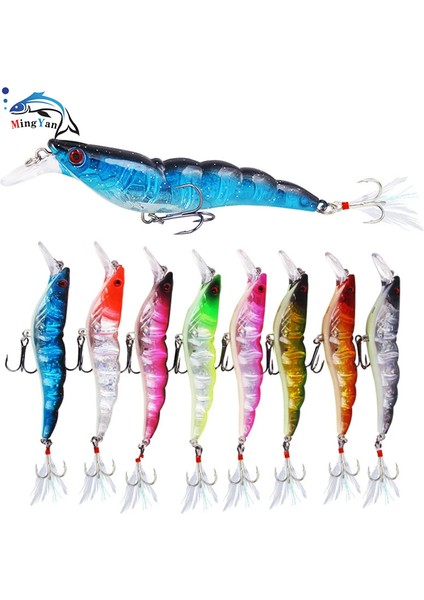 No.6 Stili Kral Karides Cazibesi 13.6g 9.5 cm Balıkçılık Cazibesi Wobbler Karides Sazan Döküm Swimbait Yapay Balıkçılık Sert Yem (Yurt Dışından)