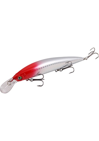 No.1 Stili 15.2 cm 36G Balıkçılık Cazibesi Batan Ağır Minnow 3 Üçlü Kanca Tuzlu Su Tatlı Su Aksesuarları Lazer Kaplama Yapay Yem (Yurt Dışından)