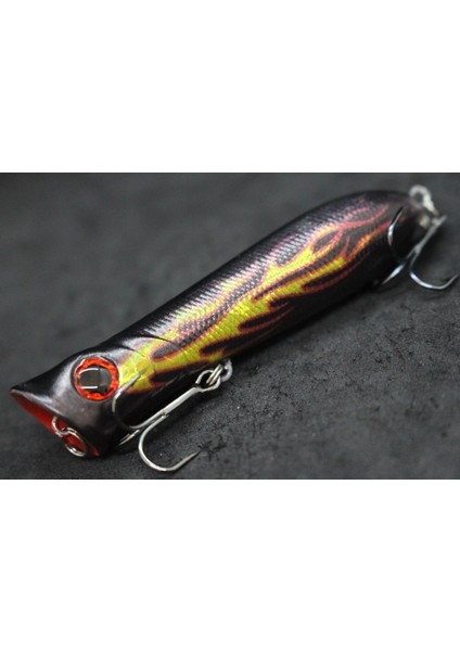 T683X80 Stili Wlure Balıkçılık Cazibesi Topwater Popper 8 cm 12G Crankbait Sazan Sinek Tatlı Su Deniz Böcek Yem Sahte Cazibesi Buz Cazibesi Balıkçılık T683 (Yurt Dışından)
