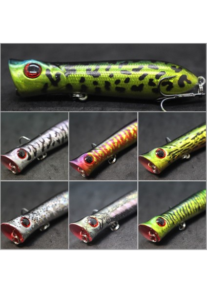 T683X80 Stili Wlure Balıkçılık Cazibesi Topwater Popper 8 cm 12G Crankbait Sazan Sinek Tatlı Su Deniz Böcek Yem Sahte Cazibesi Buz Cazibesi Balıkçılık T683 (Yurt Dışından) fiyatları