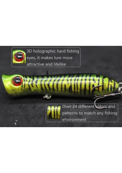 T683X80 Stili Wlure Balıkçılık Cazibesi Topwater Popper 8 cm 12G Crankbait Sazan Sinek Tatlı Su Deniz Böcek Yem Sahte Cazibesi Buz Cazibesi Balıkçılık T683 (Yurt Dışından) modelleri