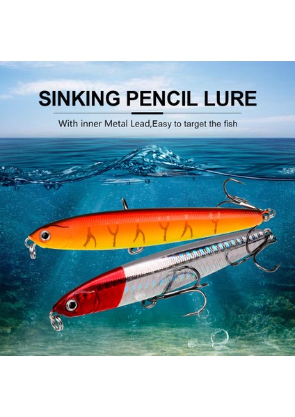 No.5 Tarzı 3 Parça Yapay Batan Kalem Balıkçılık Cazibesi 3D Gözler Balıkçılık Kalem Cazibesi Uzun Döküm Tuzlu Su Tatlı Su Bas Okyanus Pesca Mücadele (Yurt Dışından) modelleri