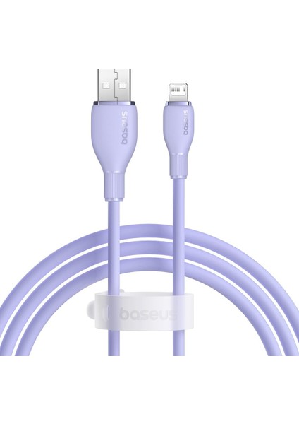 Pudding Serisi Usb To iPhone uyumlu Lightning USB iPhone Uyumlu 2.4 Amper Hızlı Şarj ve Data Aktarım Kablosu iPhone 14 , 13 ,12 11 ,x , 7 , 8 , 6 uyumlu MOR