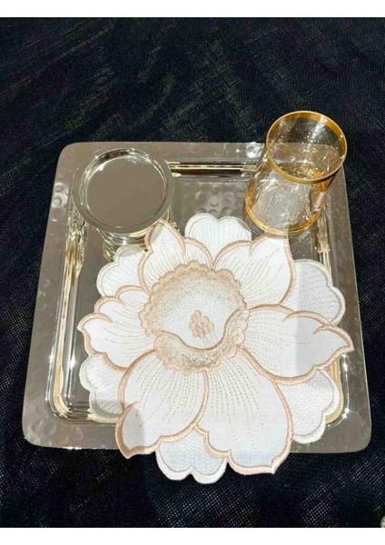 Lotus Kokteyl Peçete 2'li Vizon