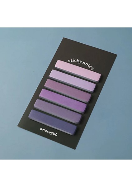Renkli Kitap Ayracı Ayraç Sticker Not Kağıdı Kağıt 120 Yaprak