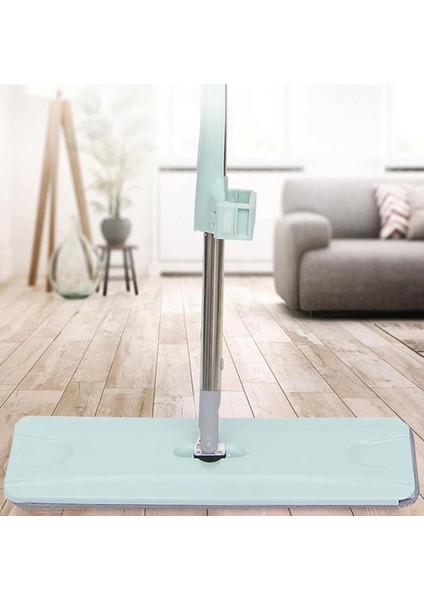 Kovasız 360 Mikrofiber Kendinden Sıkmalı Mop Paspas Temizlik Paspası + 1 Adet Yedek Bez