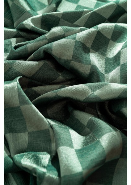 Kadın Dama Desenli Tesettür Jakarlı Şal 185X70 cm fiyatları