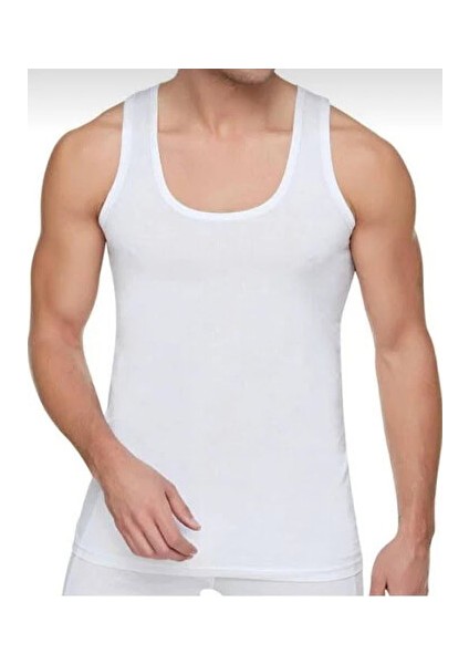 Çapa Collection Baytaş Yıldız Erkek Ince Beyaz Atlet 12 Adet fırsatları