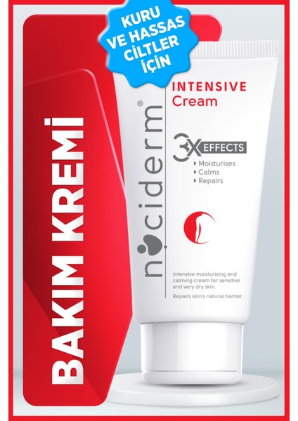 Intensive Cream 75 ml / Kuru ve Hassas Ciltler İçin Vücut Kremi