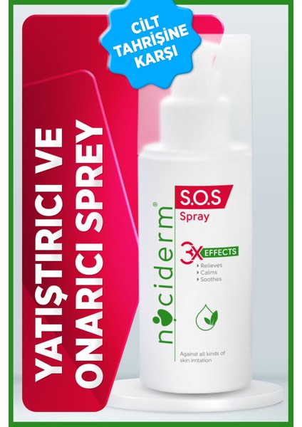 S.O.S Spray 75 ml Cilt Hasarı ve Cilt Tahrişinde