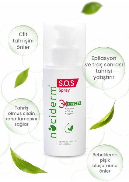 S.O.S Spray 75 ml Cilt Hasarı ve Cilt Tahrişinde