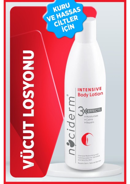 Intensive Body Lotion 300 ml / Kuru ve Hassas Ciltler İçin Vücut Losyonu