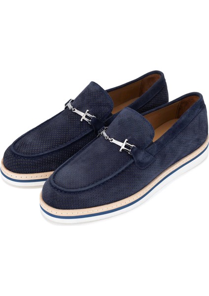 Erkek Deri Lacivert Süet Loafer Ayakkabı 285 3864 Erk Ayk Y/24 Lacı Suet fiyatları