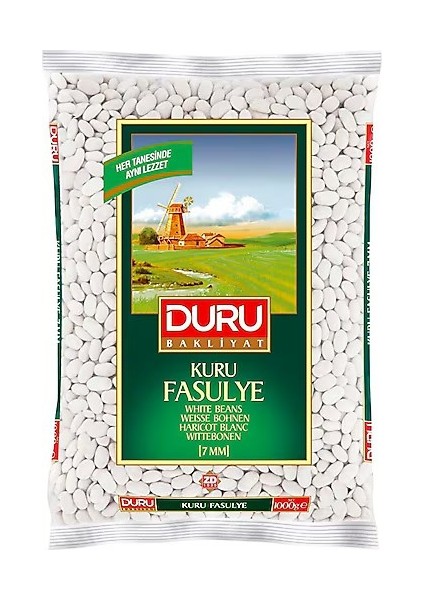Kuru Fasulye 7mm 1 kg x 3 Adet