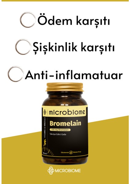 Bromelain 30 Kapsül