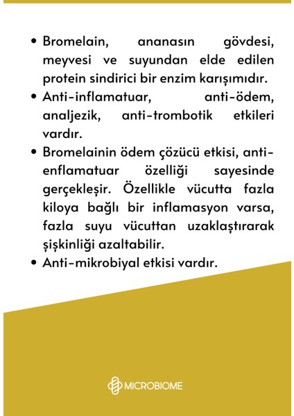 Bromelain 30 Kapsül