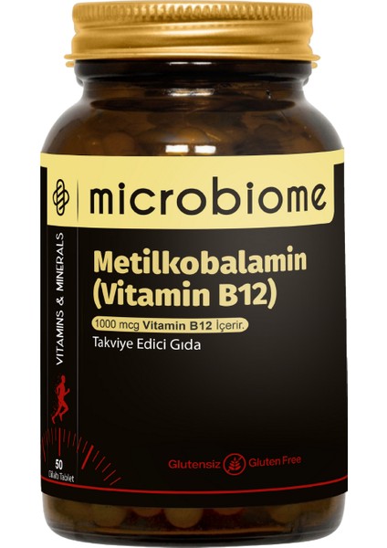 Vitamin B12 1000 mcg 50 Dilaltı Tablet