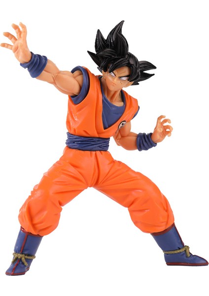 Dragon Ball Zhiyi Gong Sun Wukong Süper Dört Saiyan Mücadele Duruşu Kutulu Şekilli Kalıp Süsleme (Yurt Dışından)