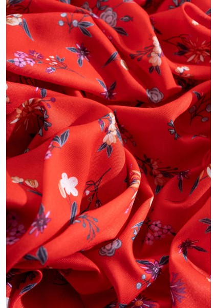 Kadın Digital Baskılı Çiçek Desen Soft Eşarp indirimleri