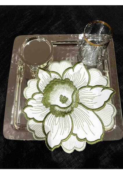 Lotus Kokteyl Peçete 2'li Yeşil