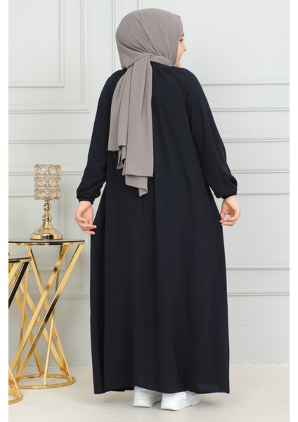 Reglan Kol Büzgülü Çocuk Elbise-Medine Ipeği indirimleri