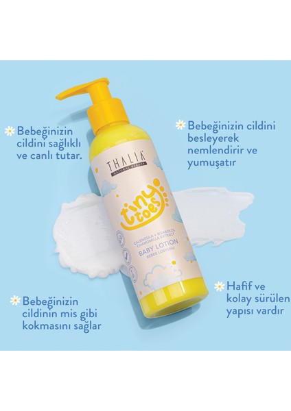 Calendula & Papatya Özlü Nemlendiricili Bebek Losyonu 200ML