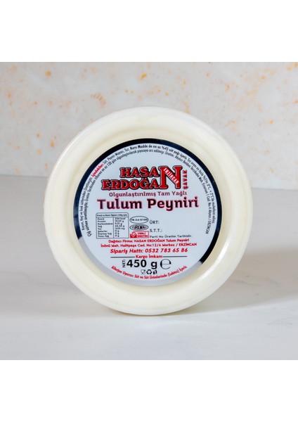 Erzincan Doğal Tulum Peyniri 450 gr