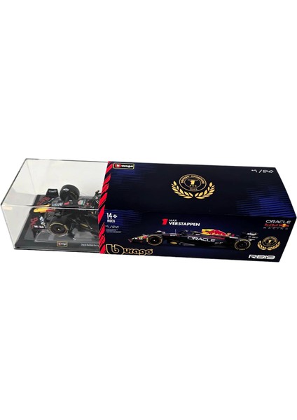 1:24 Oracle Red Bull Racing RB19 2023 Winner Abu Dhabi Grand Prix Max Verstappen Model Araç modelleri