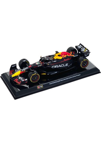 1:24 Oracle Red Bull Racing RB19 2023 Winner Abu Dhabi Grand Prix Max Verstappen Model Araç