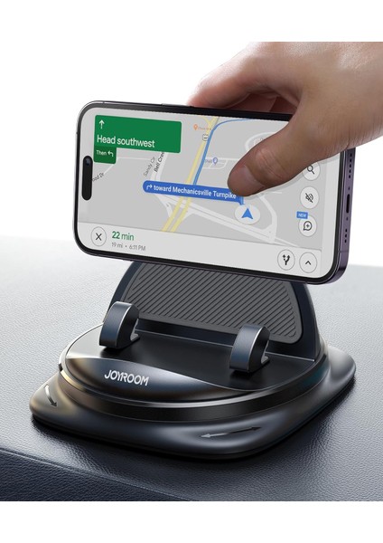 Araba Için Telefon Montaj Parçası, [ayarlanabilir Yay Tasarımı] Kontrol Paneli Hücre Tutucusu 360° Dönebilen Araba, Kaymaz Silikonlu, Uyumlu Iphone, Samsung, Diğer Akıllı Telefon (Yurt Dışından)