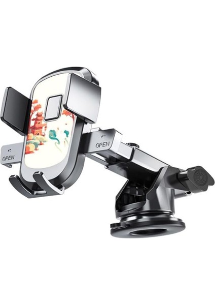 Yükseltilmiş Telefon Tutucu, Havalandırma Araç Montajı Eller Serbest Cep Telefonu Otomobil Kelepçe Kızakları, Tüm Iphone'lara Uygun (3031) (Yurt Dışından)