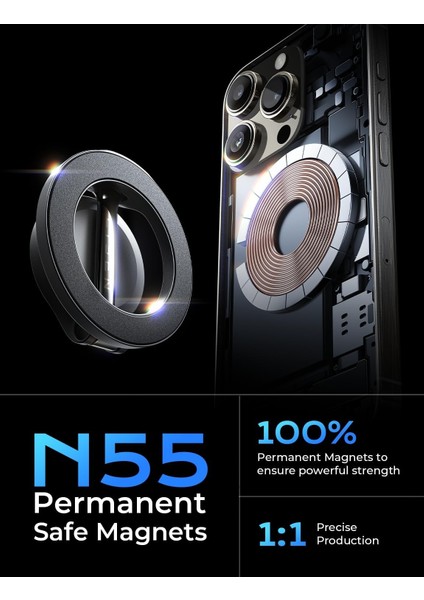 Magsafe Araç Montajlı Kontrol Paneli Için, Araba Için 360 ° Döndürülebilir Tamamen Metal Manyetik Telefon Tutucu, Eller Serbest iPhone Araç Tutucu Montajı Kontrol Paneli Için Iphon (Yurt Dışından) fiyatları