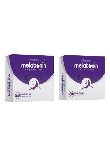 Melatonin 3mg Dil Altı Tableti 60 2 Adet