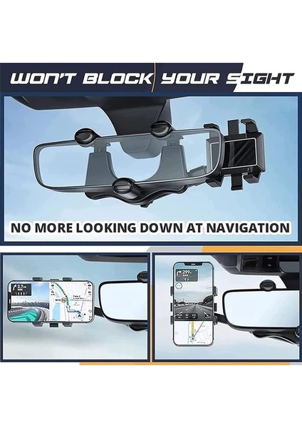 Satismoon Araç Telefonu Tutucu, Lifegiverwise Telefon Tutucu, Çok Fonksiyonlu 360° Araç Dikiz Aynası Telefon Tutucu, Satismoon Dikiz Aynası Telefon Tutucu, Satismoon Cep Telefonu T (Yurt Dışından) fiyatları