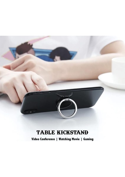 Cep Telefonu Zil Tutucu Standı, 360 Dönebilen Evrensel Tutma Yeri, Ayarlanabilir Cep Telefonu Parmak Halkası Kickstand, Manyetik Araç Montajı Için Siyah CD Dokusu, Iphone, Samsung, (Yurt Dışından) fiyatları