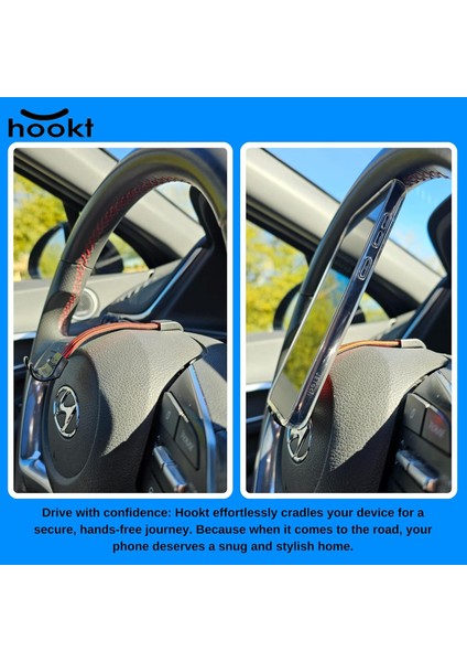 Evrensel Araç Telefonu Tutucu | Direksiyon Için Eller Serbest Montajı | Otomatik Akıllı Telefon Standı - Kolay Kurulum, Güvenli ve Ayarlanabilir (H 4,5) (Yurt Dışından) fırsatları