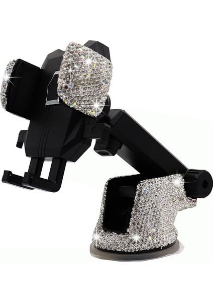 Bling Araç Telefonu Montaj Tutacağı, Kadınlar ve Kızlar Için Parlak Kristal Yapay Elmas Telefon Standı, Ön Cam Kontrol Paneli Için Araba Aksesuarları, Çoğu Cep Telefonuyla Uyumlu ( (Yurt Dışından)